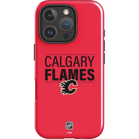 NHL Calgary Flames Lineup iPhone 16 Pro Impact Case